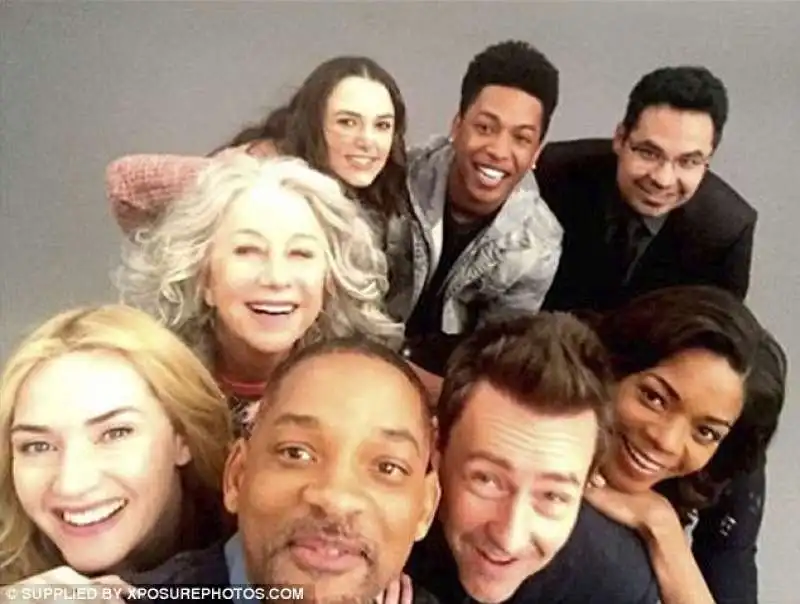 collateral  beauty selfie 