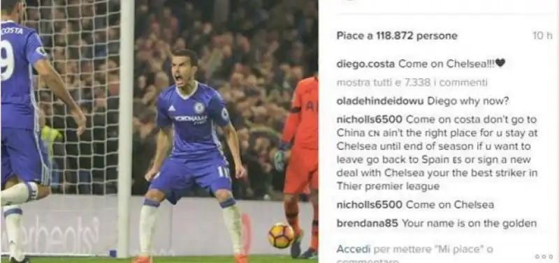 DIEGO COSTA INSTAGRAM