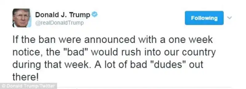 donald   trump  tweet