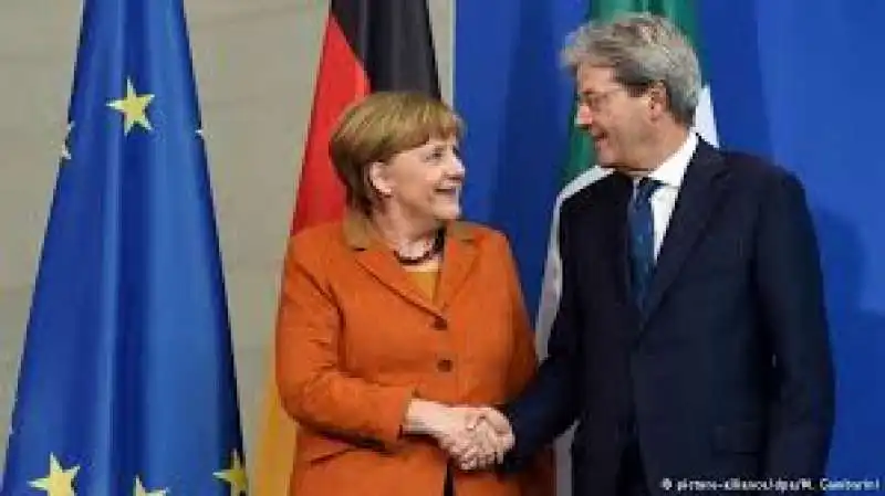 gentiloni merkel