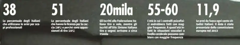 GLI ITALIANI E LE ARMI