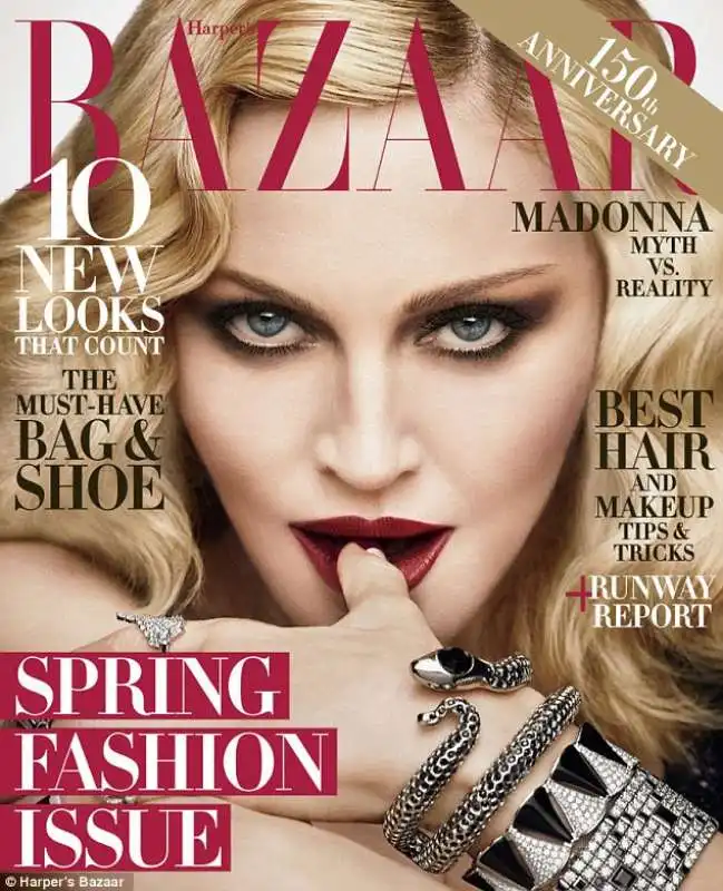 madonna copertina harper bazaar