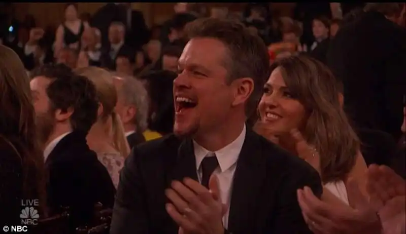 matt damon applaude