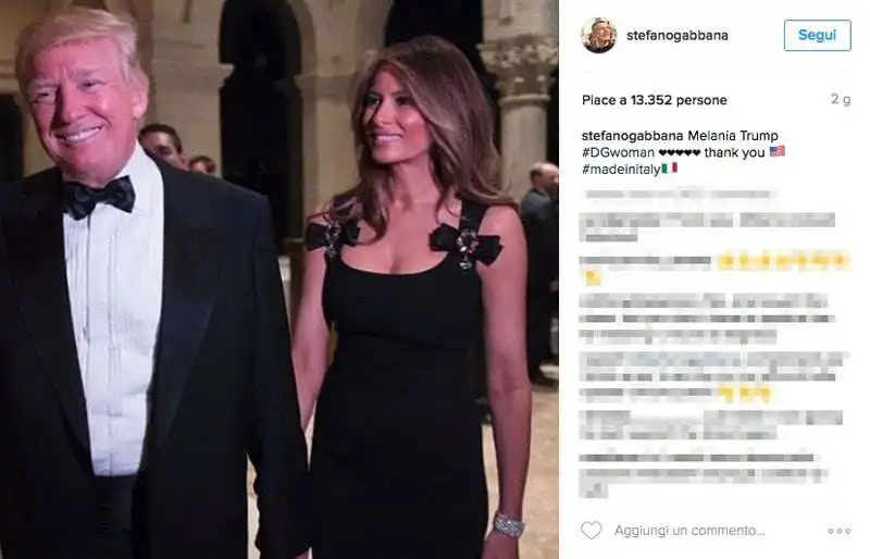 melania trump veste un abito di dolce&gabbana   87ec 4c38ec7030c8