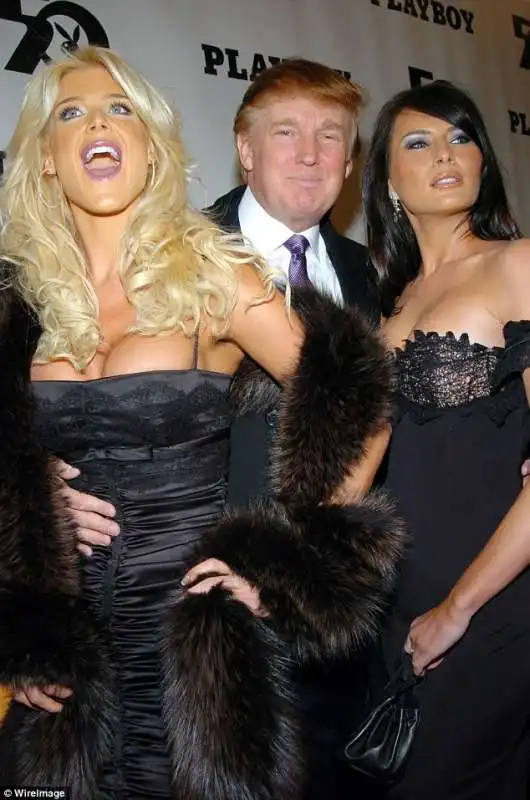 MELANIA TRUMP VICTORIA SILVSTEDT DONALD TRUMP