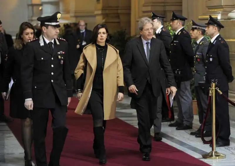 paolo gentiloni laura boldrini