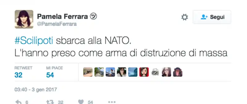 SCILIPOTI ALLA NATO