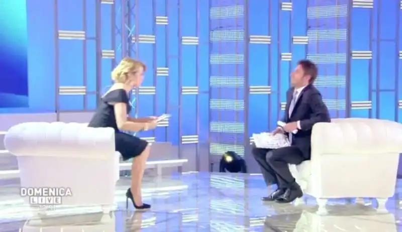 alessandro di battista a domenica live da barbara d urso