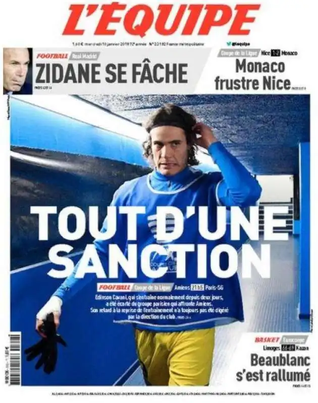 cavani l'equipe