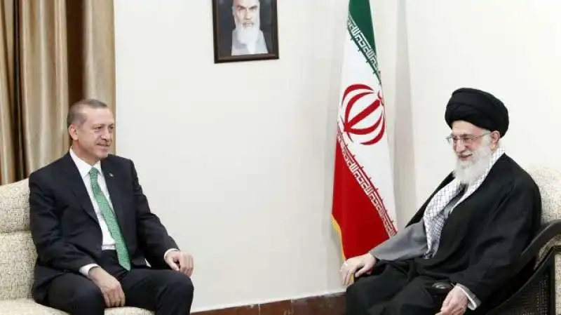 ERDOGAN CON L AYATOLLAH KHAMENEI