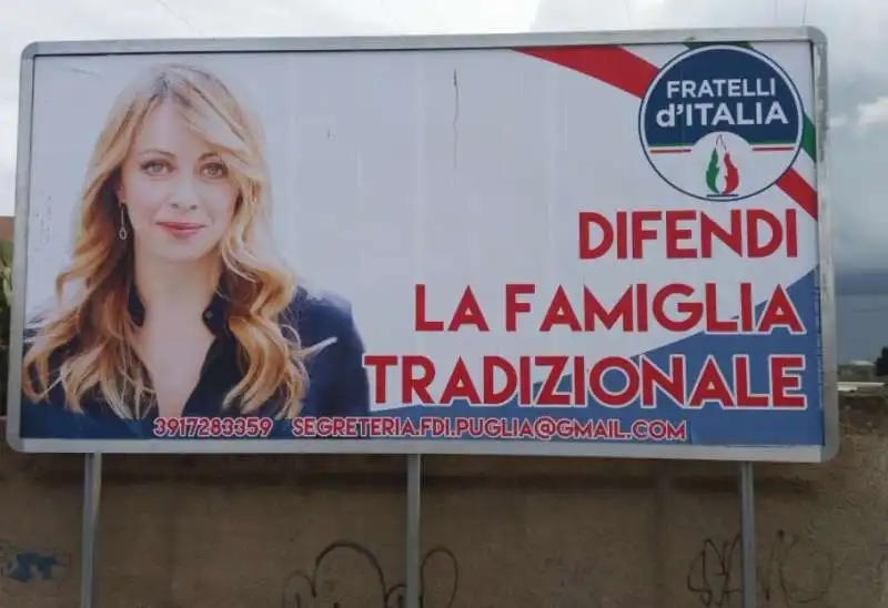 giorgia meloni famiglia tradizionale 