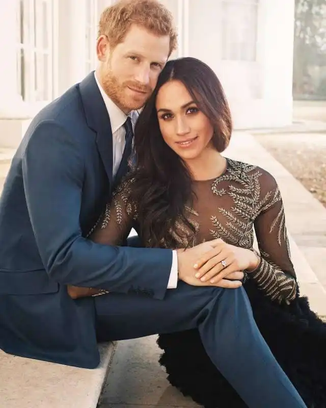 harry e meghan markle foto di fidanzamento