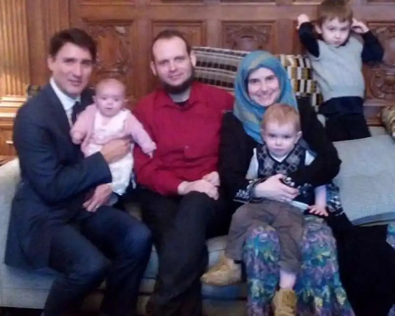 joshua boyle e la famiglia col premier trudeau