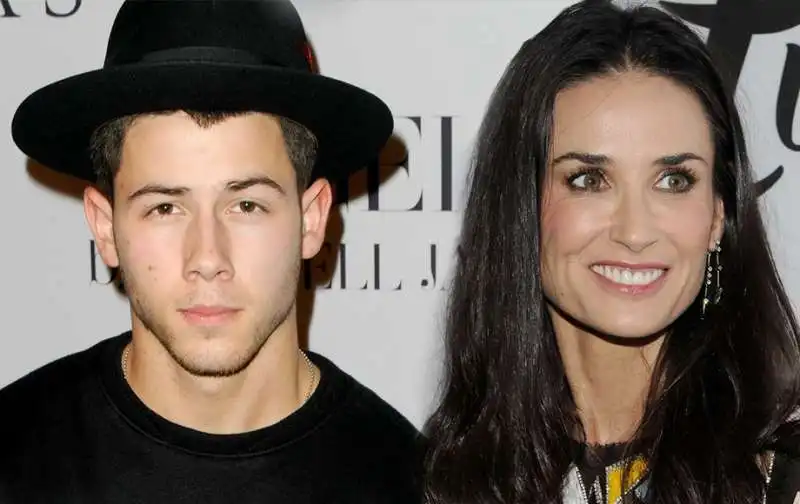 nick jonas demi moore