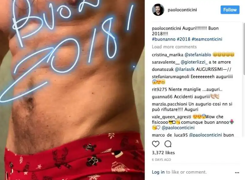 paolo conticini fa gli auguri stile chat erotica