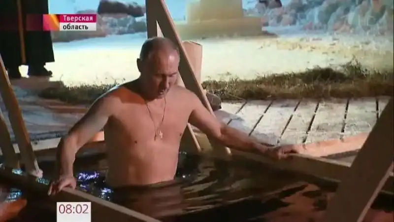 PUTIN A BAGNO 