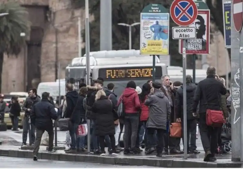 SCIOPERO DEI TRASPORTI PUBBLICI A ROMA