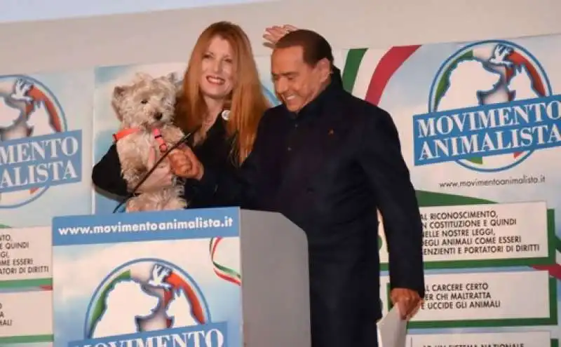 SILVIO  BERLUSCONI MICHELA VITTORIA BRAMBILLA