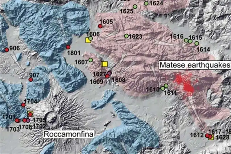 Terremoti - appennino sannio matese  