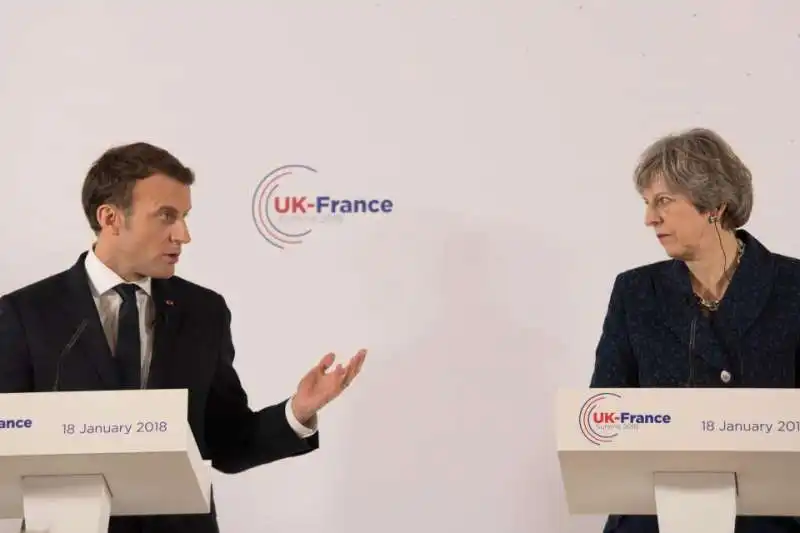 theresa may e macron 2