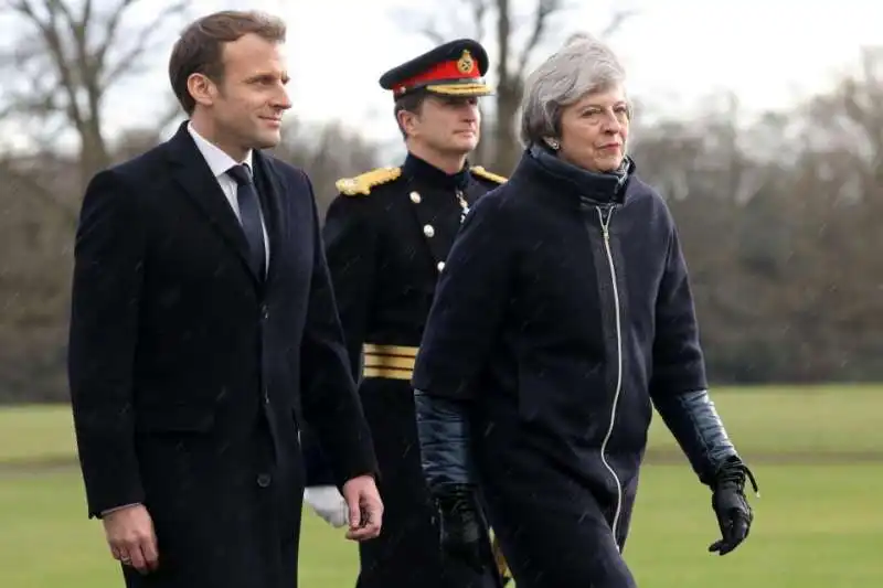 theresa may e macron 5