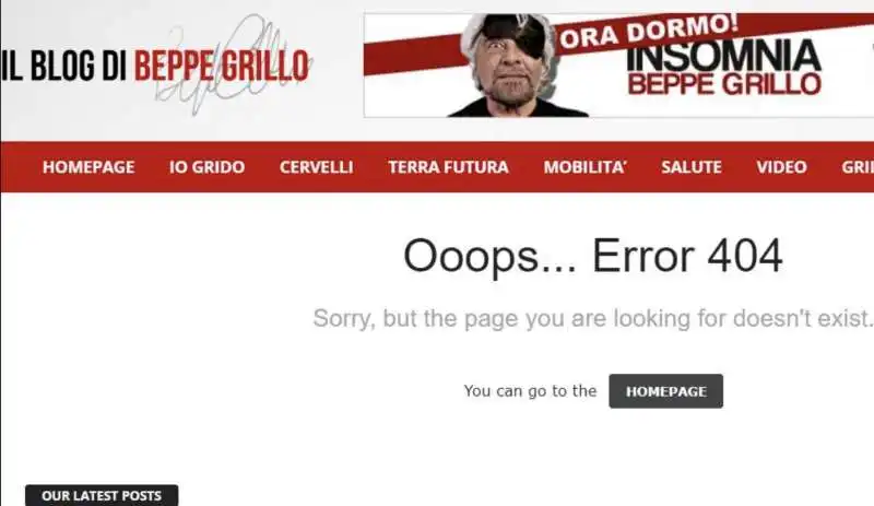 beppe grillo rimuove dal blog il posto pro maduro