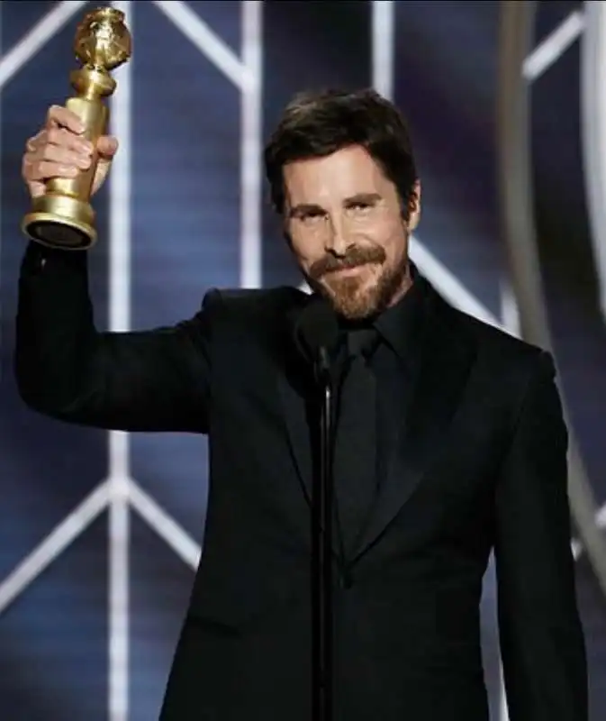 christian bale golden globe