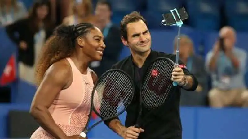 federer serena williams