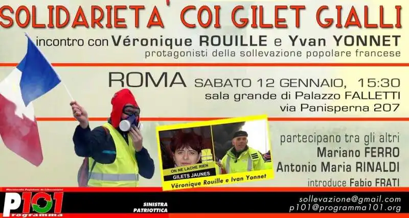 GILET GIALLI A ROMA