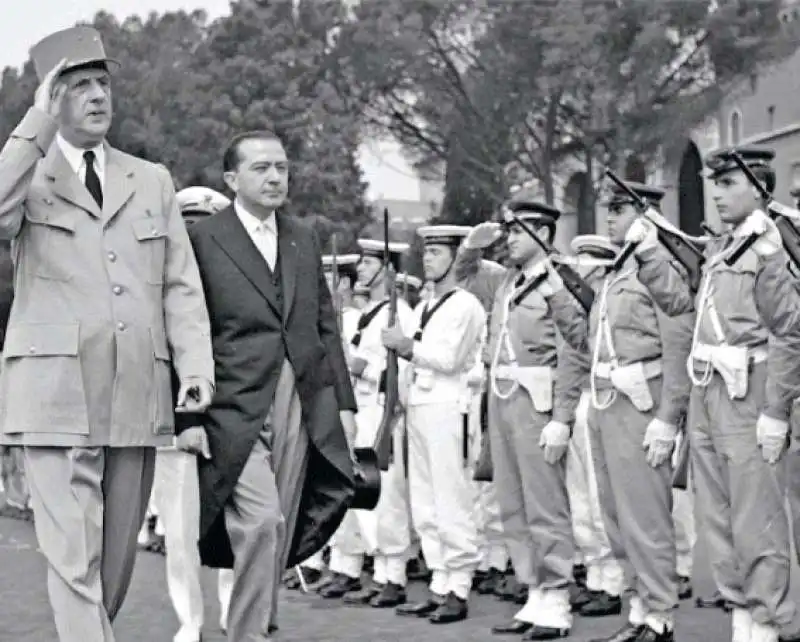 GIULIO ANDREOTTI CON DE GAULLE