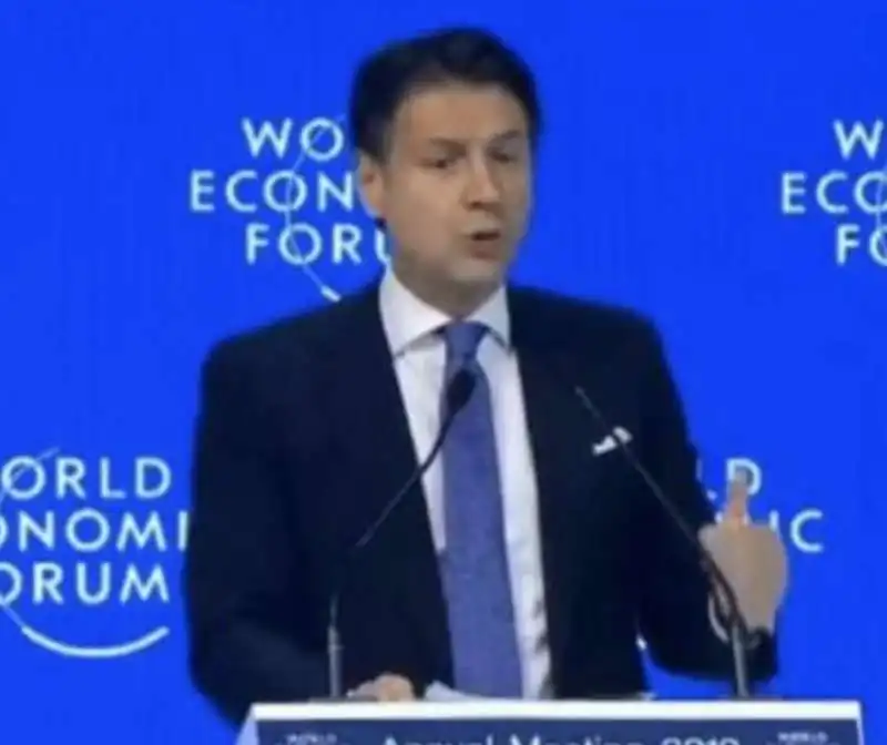 giuseppe conte a davos 1