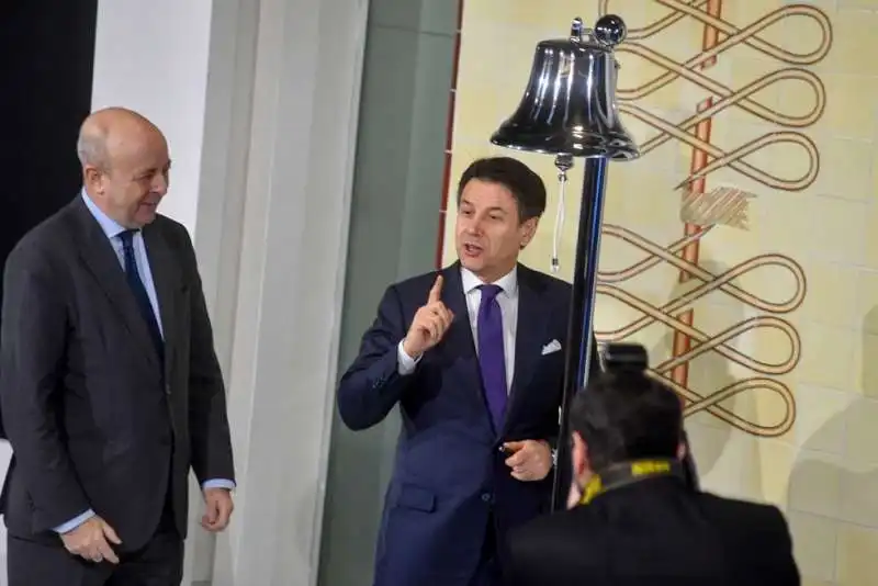 giuseppe conte a piazza affari 12