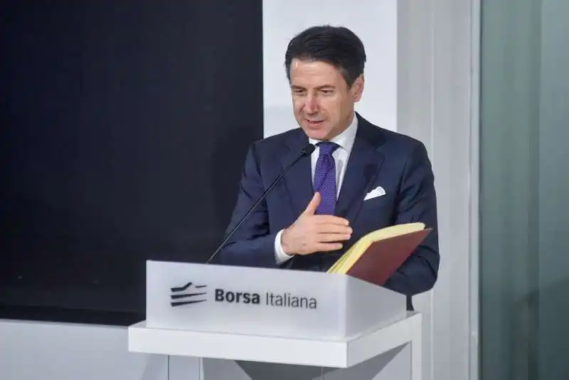 giuseppe conte a piazza affari 8