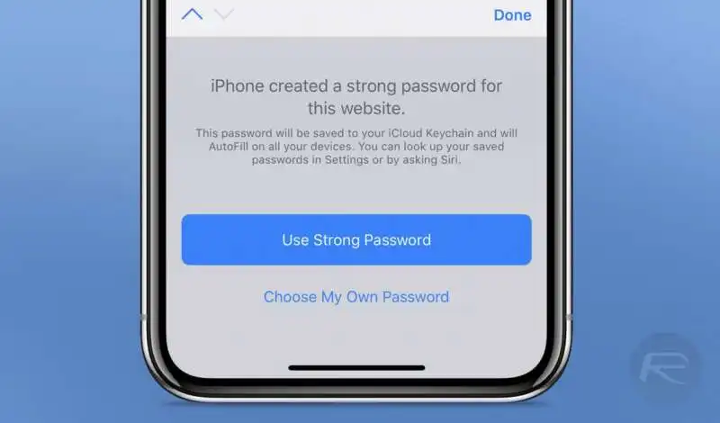 iphone crea password sicure