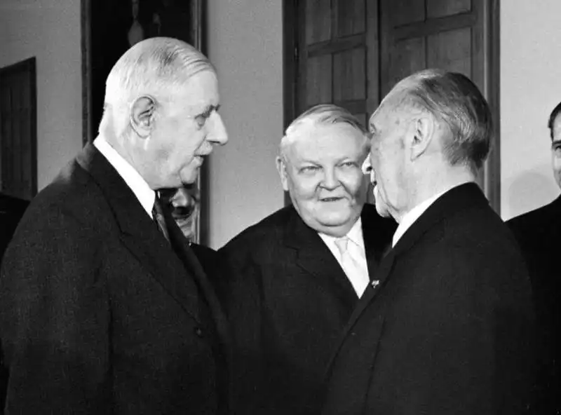 konrad adenauer e charles de gaulle 1