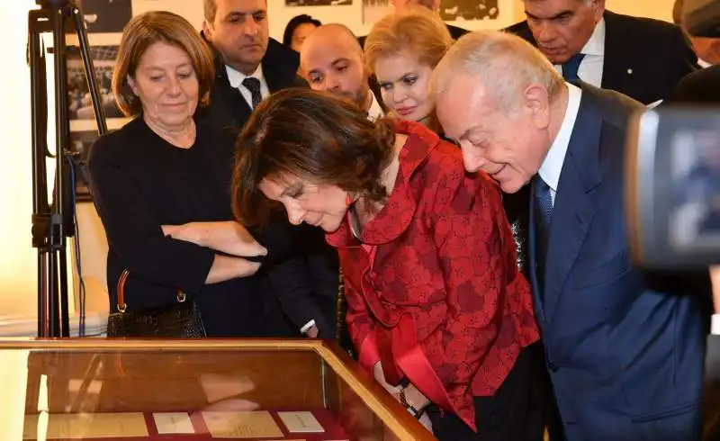 la presidente maria elisabetta alberti casellati visita la mostra del centenario nascita di andreotti