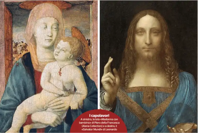 madonna con bambino - salvator mundi