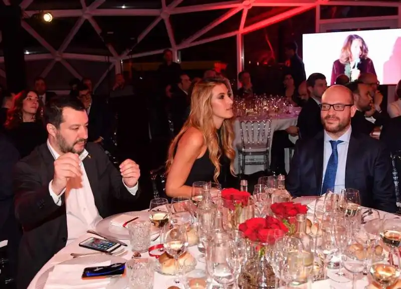 matteo salvini annalisa chirico lorenzo fontana