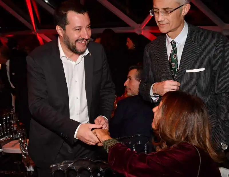 matteo salvini saluta paola severino