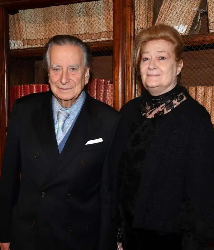 paolo portoghesi con la moglie giovanna massobrio