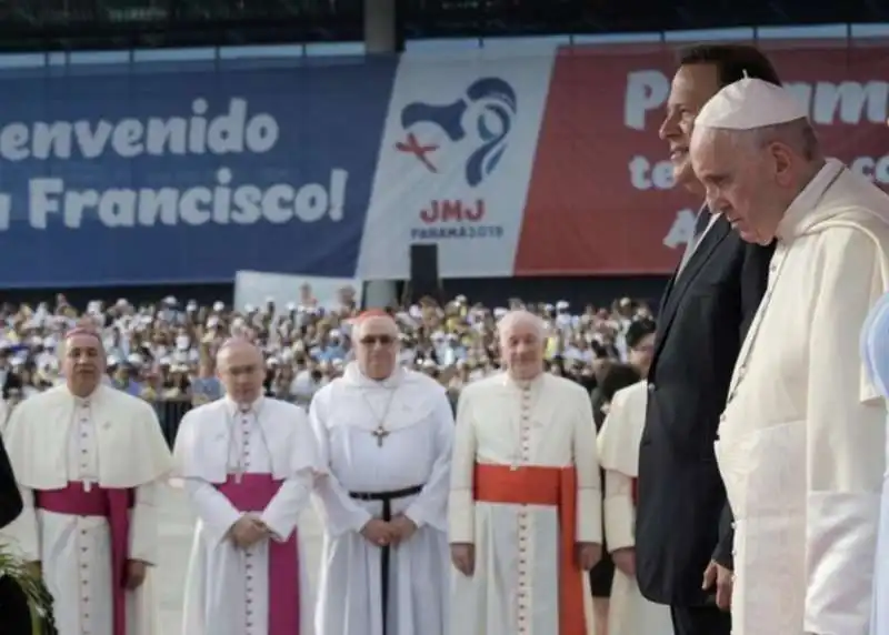 papa francesco alla giornata mondiale della gioventu' di panama 8