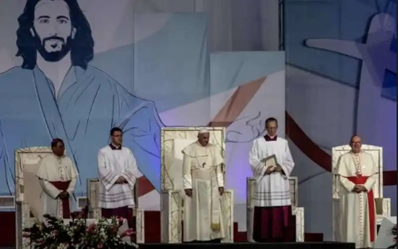 papa francesco alla giornata mondiale della gioventu' di panama 9