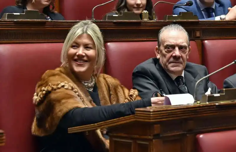 rino barillari con la moglie antonella