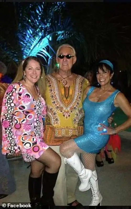 roger stone in versione hippie con la moglie nydia