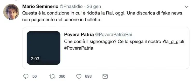 seminerio vs povera patria