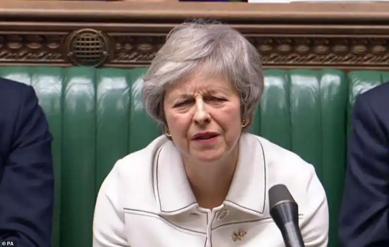 theresa may alla camera dei comuni 1