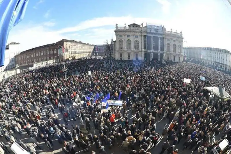 TORINO - MANIFESTAZIONE A FAVORE DELLA TAV