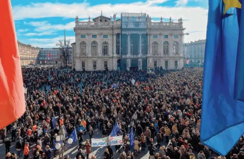 TORINO - MANIFESTAZIONE A FAVORE DELLA TAV