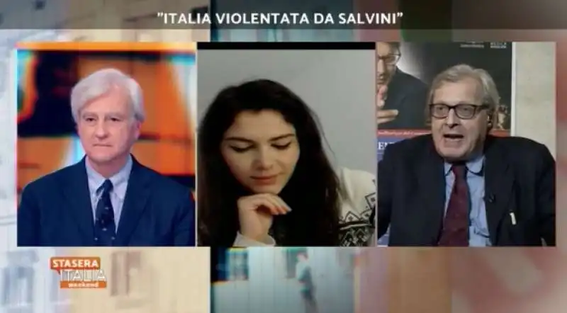 valentina nappi vittorio sgarbi luigi amicone