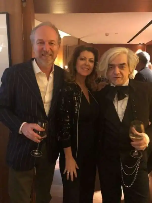 arturo artom, alessandra repini, morgan – compleanno di morgan